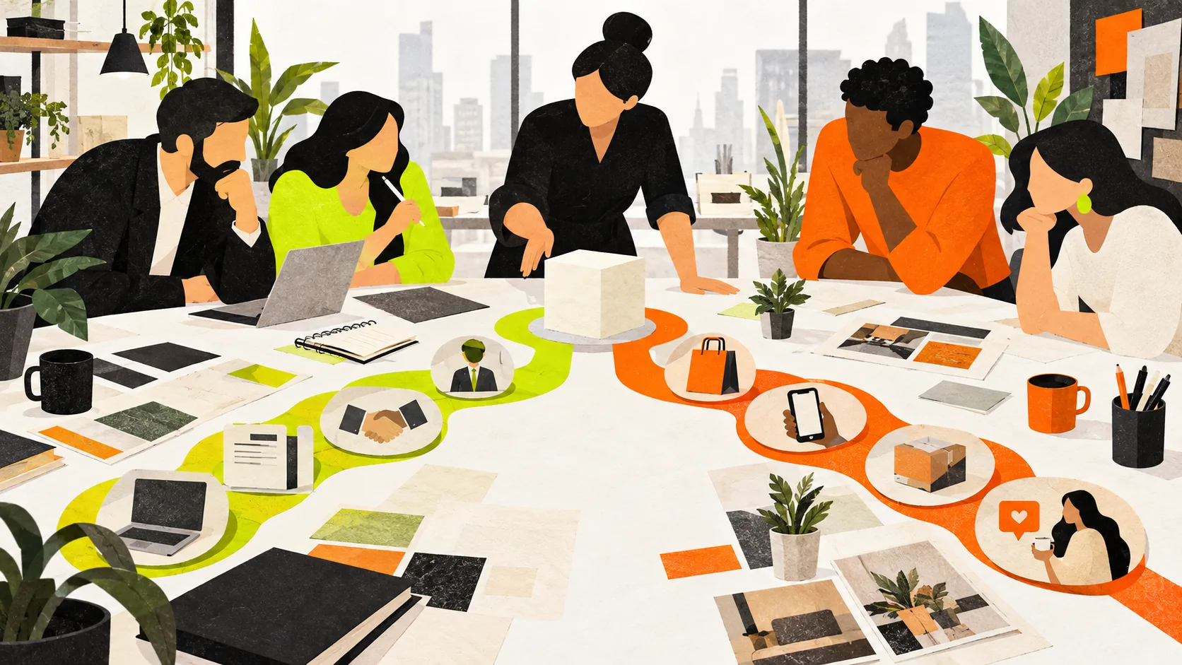 An Argentine team compares professional purchasing and consumer product decisions