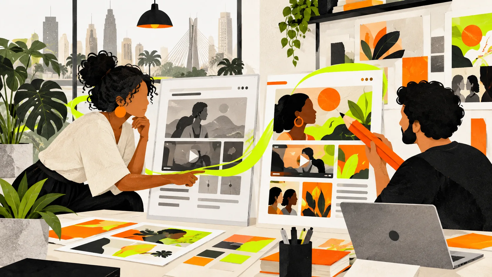 Editors adapt Brazilian Portuguese website and video concepts for the intended audience