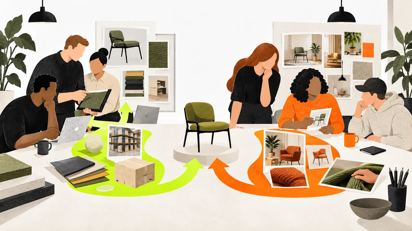 A Danish team compares professional purchasing and consumer product journeys