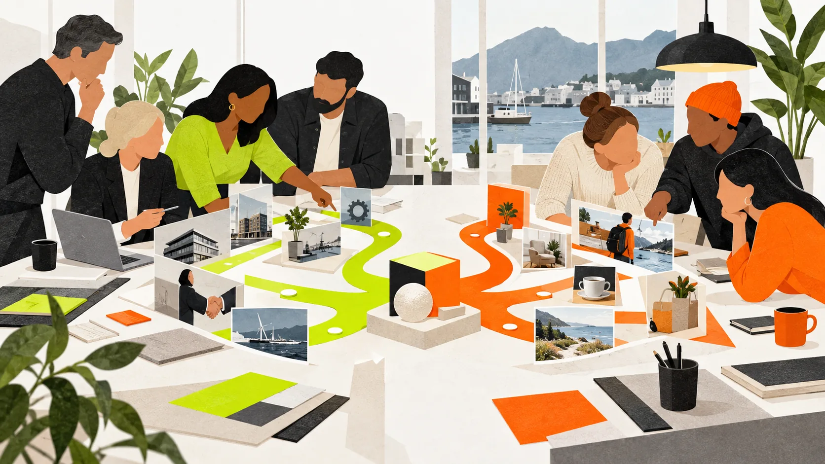A Norwegian team compares professional purchasing and consumer product journeys
