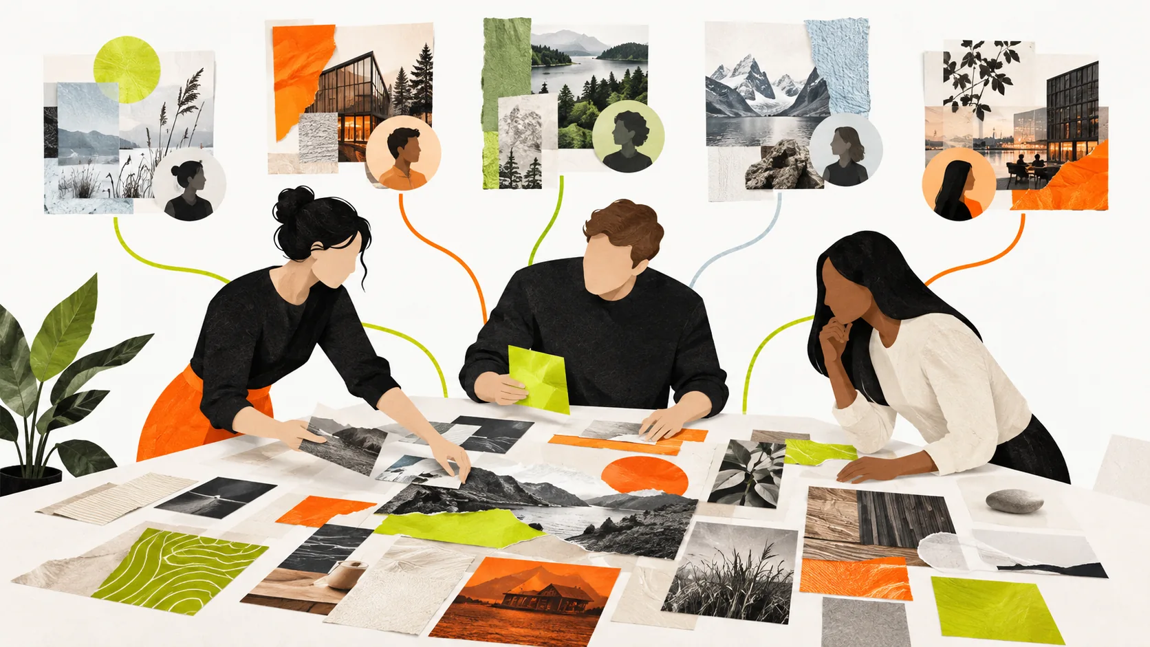 A cross-border creative team connects distinct Nordic audience briefs in one campaign plan
